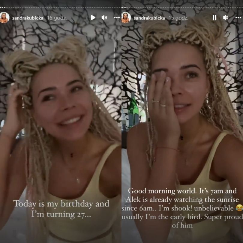 Sandra Kubicka świętuje 27. urodziny na Malediwach