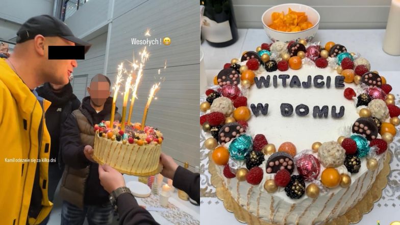 Przyjęcie z okazji wyjścia Buddy i Grażynki na wolność