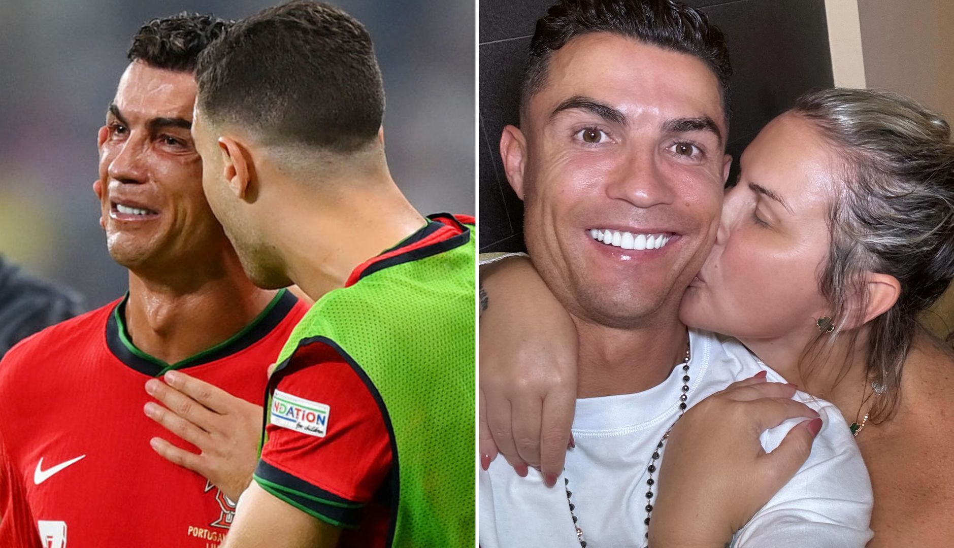 Siostra Ronaldo zareagowała na jego łzy. Niezwykłe słowa