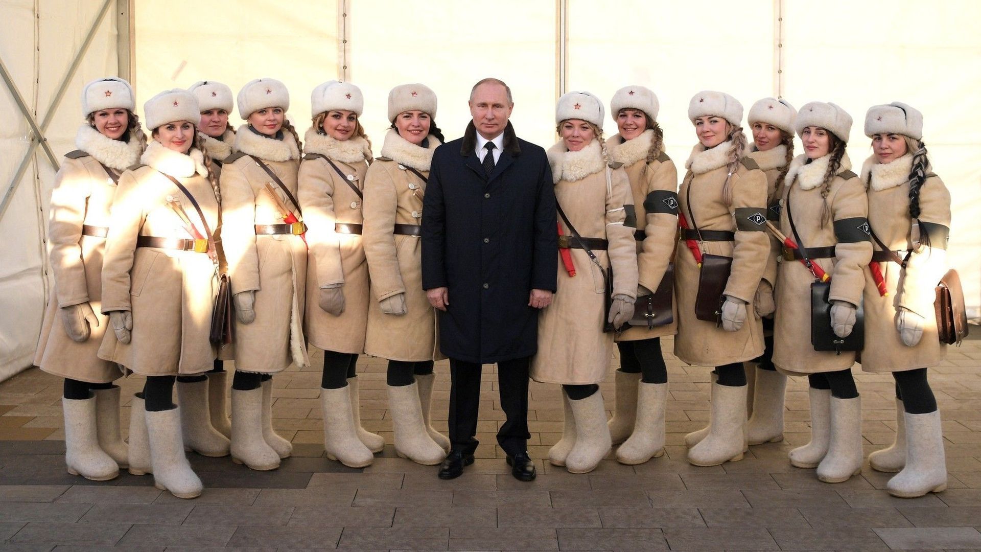 Prezydent Rosji z roboczą wizytą w Wołgogradzie / fot. Anadolu Agency