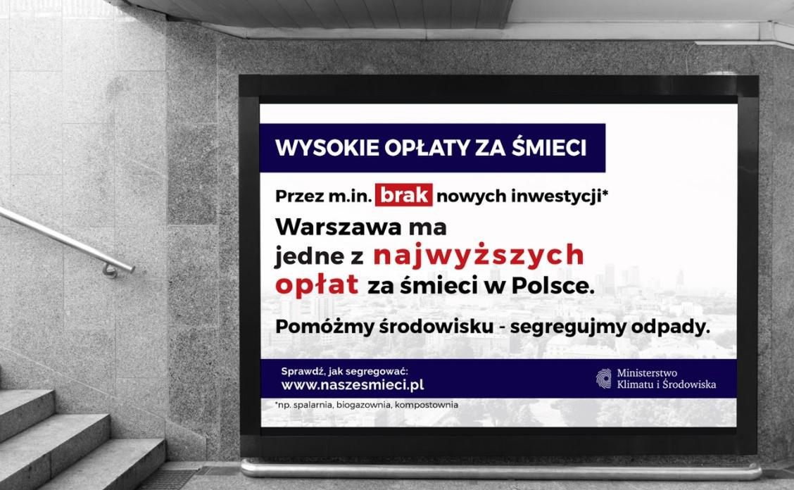 Warszawa. W środę rozpocznie się kampania reklamowa Ministerstwa Klimatu i Środowiska