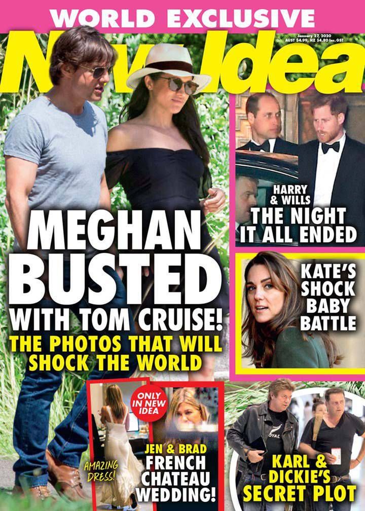 Meghan Markle i Tom Cruise na okładce magazynu