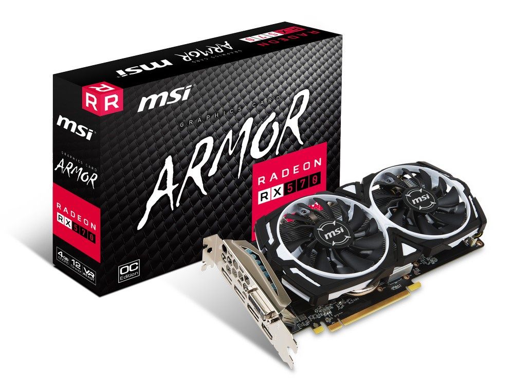 MSI Raden RX 570 Armor OC 4G