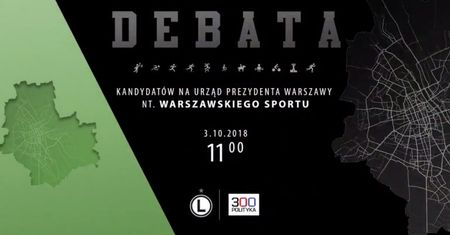 Sport w Warszawie. Debata kandydatów na prezydenta na stadionie Legii