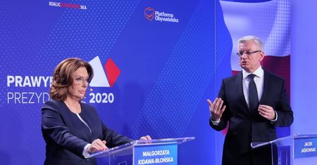 Debata Kidawa-Błońska - Jaśkowiak. "Wyższy wiek emerytalny jest dobry"