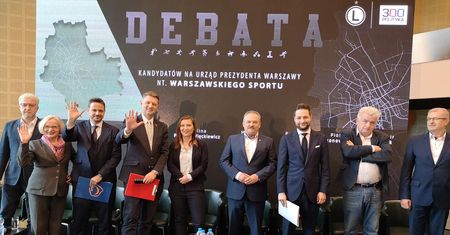 Debata na Legii kandydatów na prezydenta Warszawy. Relacja