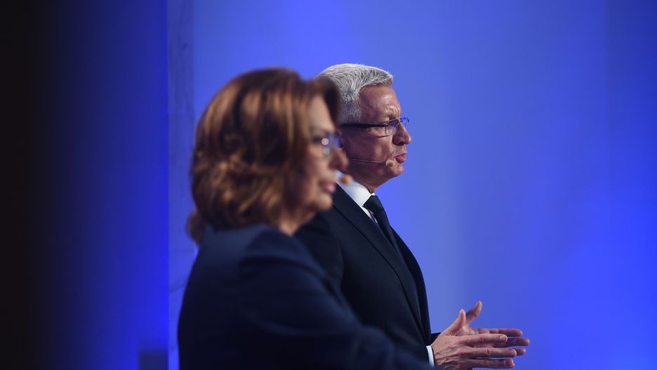 Małgorzata Kidawa-Błońska i Jacek Jaśkowiak.