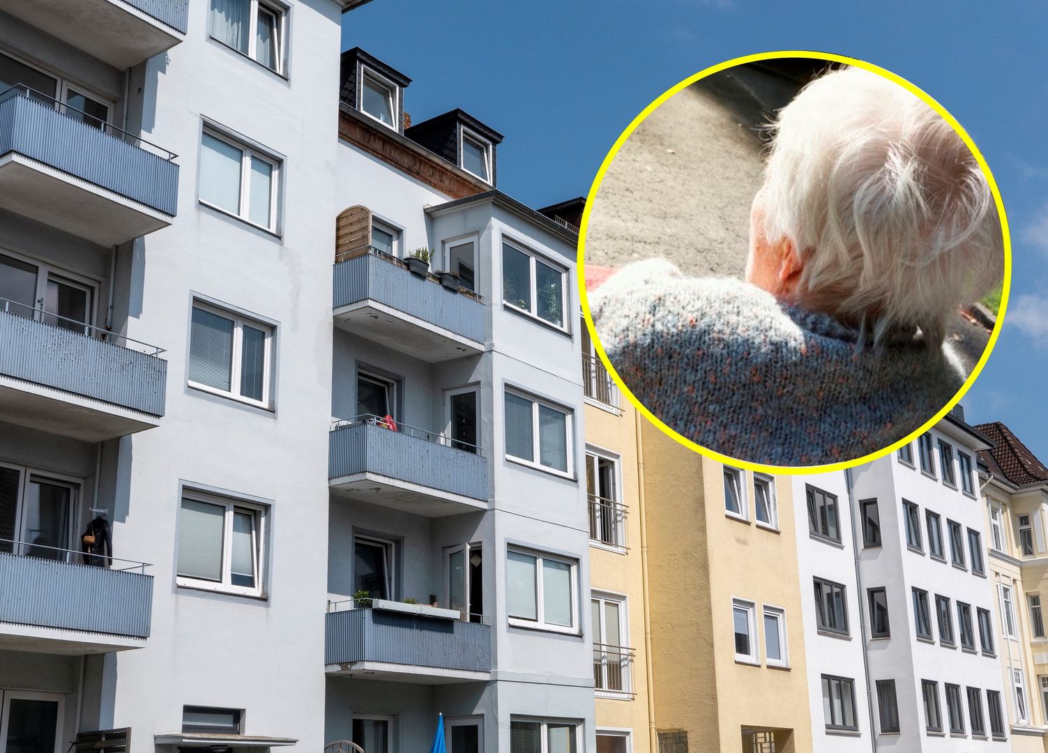 Kobieta była zamknięta na balkonie. Zdj. ilutracyjne 