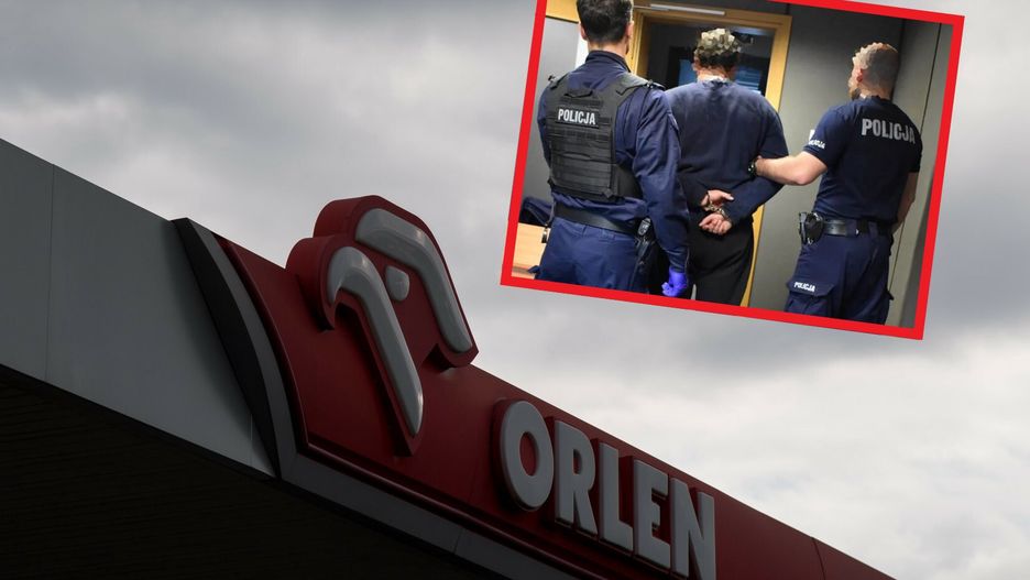 Atak nożownika na ochroniarza Orlenu