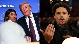 Prowadzący Grammy, Trevor Noah, zakpił z raperki na scenie: "Nie ma z nami Nicki Minaj, bo NADAL SIEDZI U TRUMPA" (WIDEO)