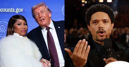 Prowadzący Grammy, Trevor Noah, zakpił z raperki na scenie: "Nie ma z nami Nicki Minaj, bo NADAL SIEDZI U TRUMPA" (WIDEO)