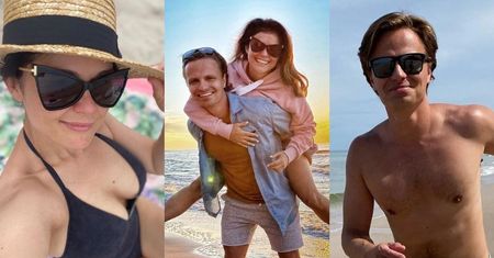 Rozradowani Katarzyna Cichopek i Marcin Hakiel zażywają relaksu nad polskim morzem: "CHWILO TRWAJ" (ZDJĘCIA)