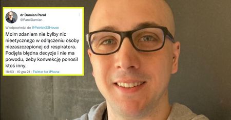 "Odłączyć od respiratorów". Słowa o niezaszczepionych Polakach oburzyły
