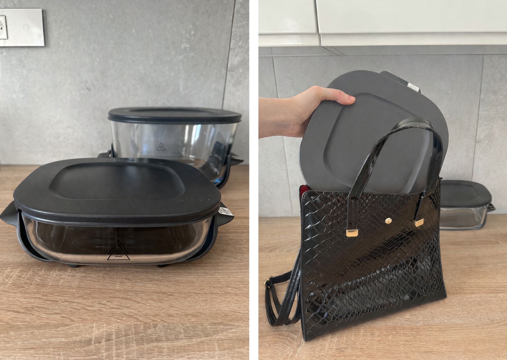 Dodatkową zaletą są wygodne pojemniki