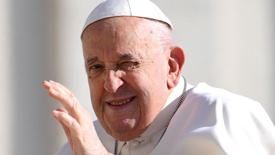 Pope Francis attends his general audience in Vatican
epa11230607 Pope Francis arrives to lead the weekly general audience in Saint Peter's Square, Vatican City, 20 March 2024.  EPA/ETTORE FERRARI 
Dostawca: PAP/EPA.
ETTORE FERRARI
church, faith, faithful, Pope