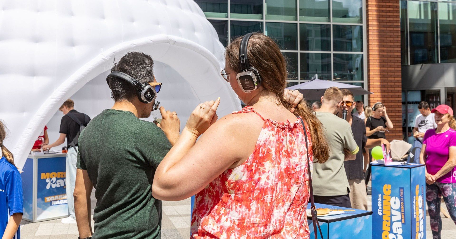 Silent disco w Bonarce na dzień dobry