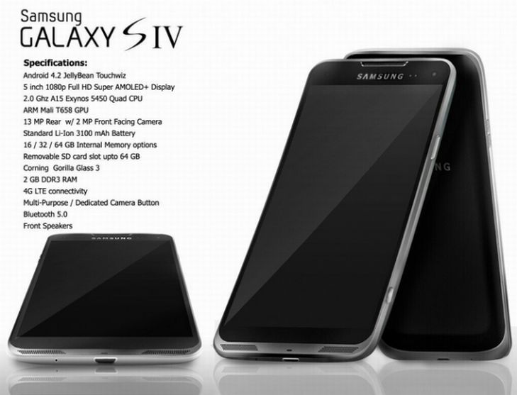 Koncept Samsunga Galaxy S IV (fot. concept-phones.com)