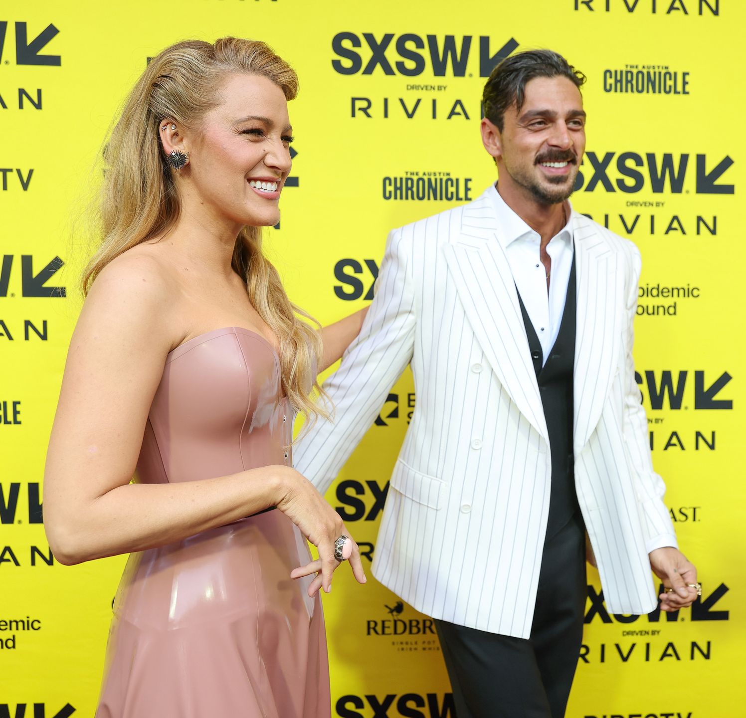 Blake Lively z Michele Morrone na festiwalu SXSW