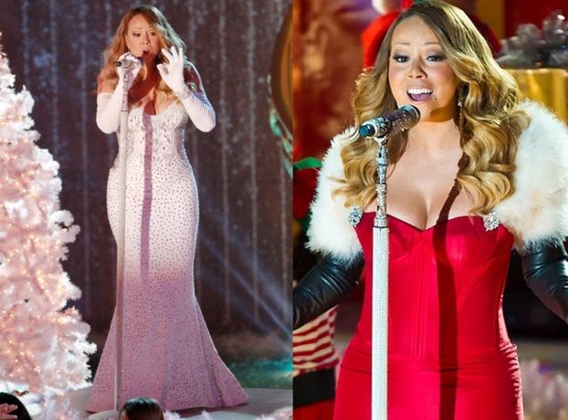 ŚWIĄTECZNE PIERSI Mariah Carey!