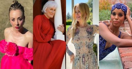SAG Awards 2021. Wystrojone gwiazdy celebrują galę w domach: Nicole Kidman, Anya Taylor-Joy, Kaley Cuoco (ZDJĘCIA)
