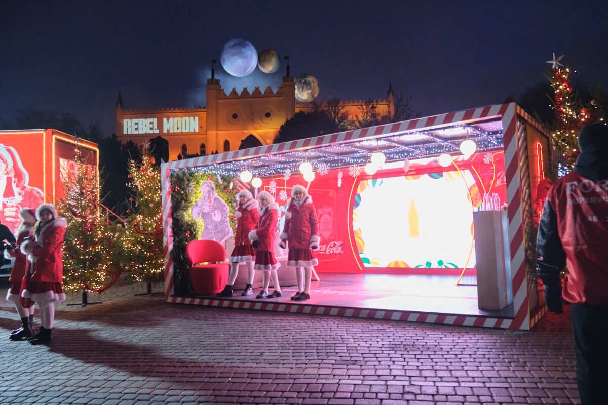 Ciężarówka Coca-Coli w Lublinie