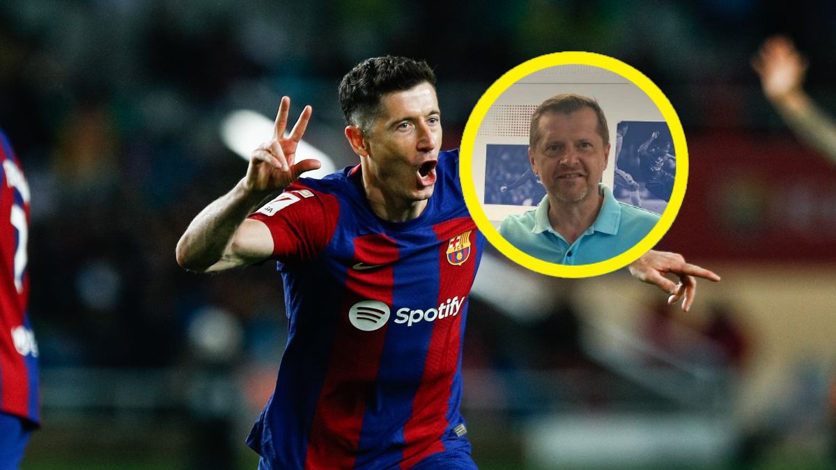 Na zdjęciu: Robert Lewandowski i Cezary Kucharski (w kółku)