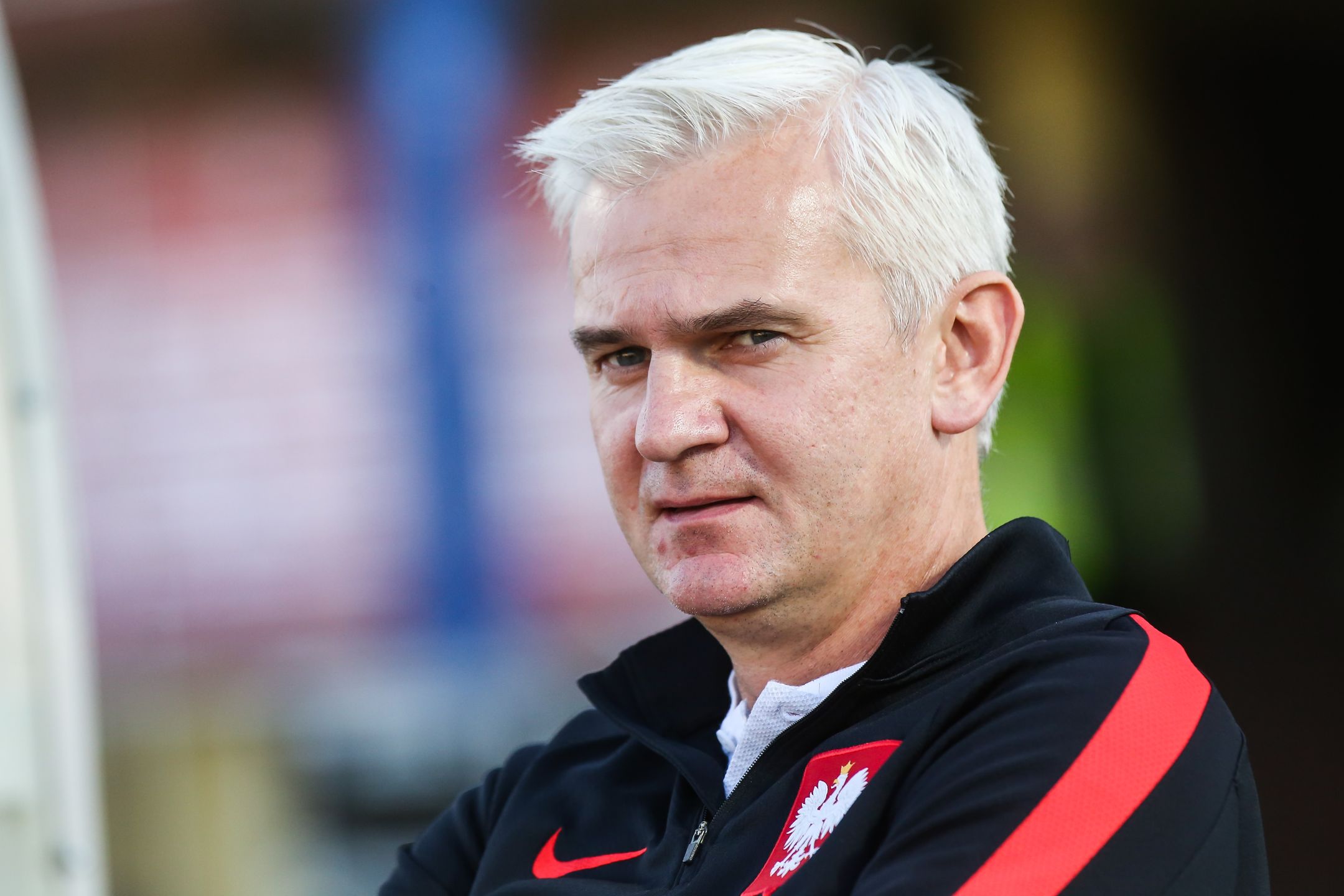 Jacek Magiera (POL) during Elite League U21 football match between Poland U20 and Netherlands U20 on 14 October 2019 in Kalisz, Poland.  (Photo by Foto Olimpik/NurPhoto via Getty Images)