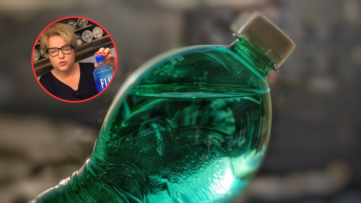 Katarzyna Bosacka analizuje skład i cenę ekskluzywnej wody butelkowanej