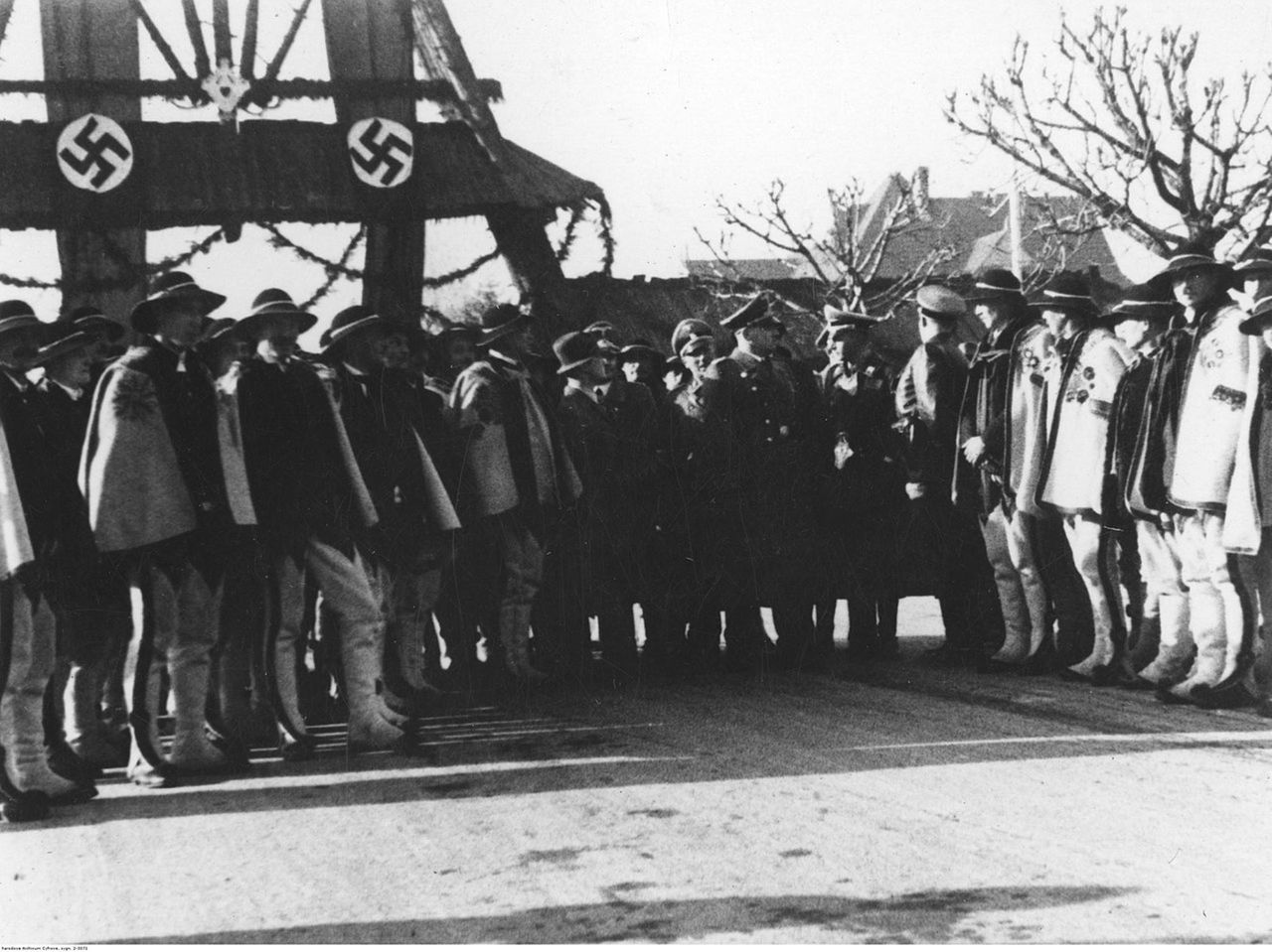 Zakopane w dniu wizyty Hansa Franka, 12 listopada 1939 r.