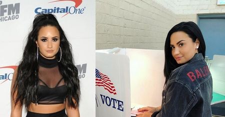 Demi Lovato wróciła z odwyku i poszła na wybory