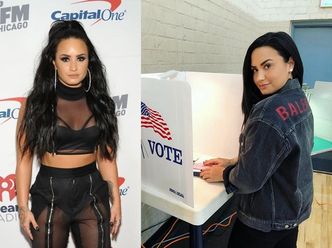 Demi Lovato wróciła z odwyku i poszła na wybory