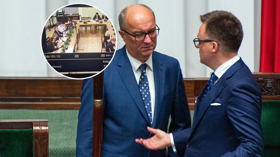 Relacje między Trzecią Drogą a Lewicą są napięte. Na zdjęciu Włodzimierz Czarzasty i Szymon Hołownia