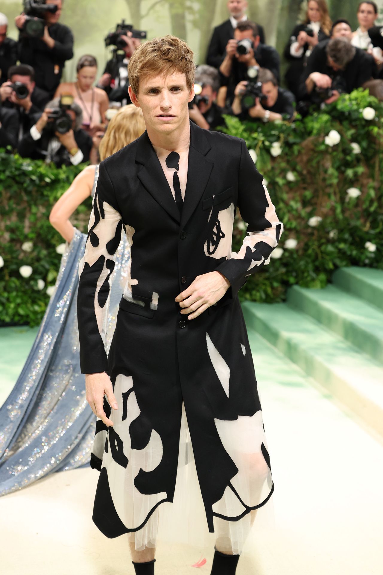 NEW YORK, NEW YORK - MAY 06: Eddie Redmayne attends The 2024 Met Gala Celebrating "Sleeping Beauties: Reawakening Fashion" at The Metropolitan Museum of Art on May 06, 2024 in New York City. (Photo by Aliah Anderson/Getty Images)