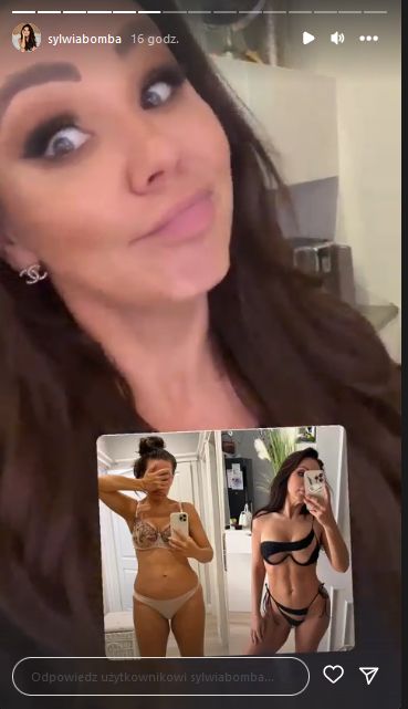 Sylwia Bomba pokazuje zdjęcia z czasu, gdy była w najgorszej i najlepszej formie