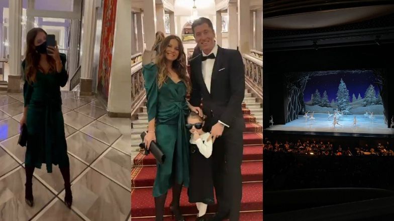 Anna i Robert Lewandowscy zabrali Klarę do Opery