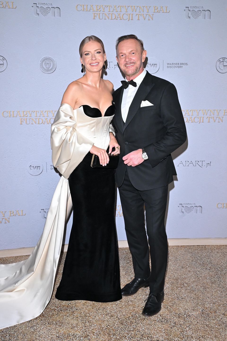 Edyta i Cezary Pazurowie na Balu TVN