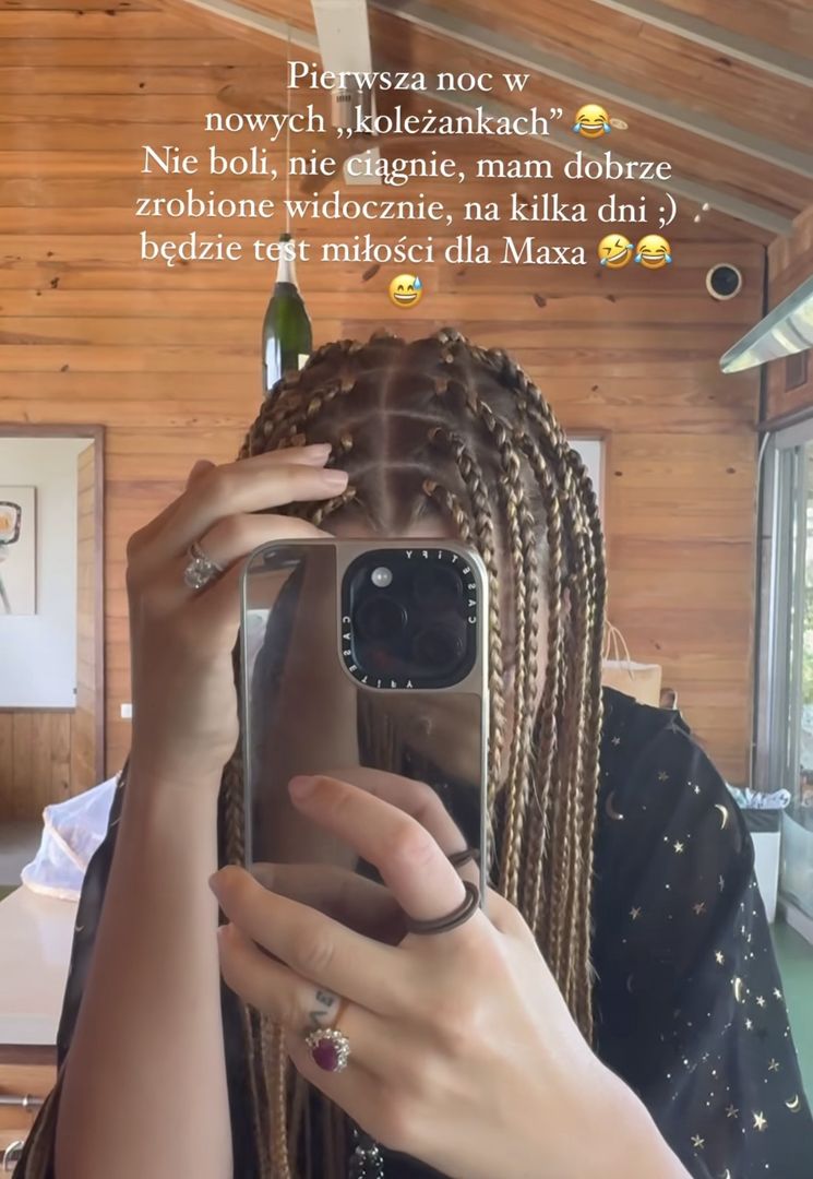 Marcelina Zawadzka w warkoczykach