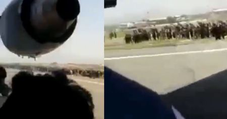 Spadli z samolotu wylatującego z Afganistanu. Wcześniej nagrali wideo