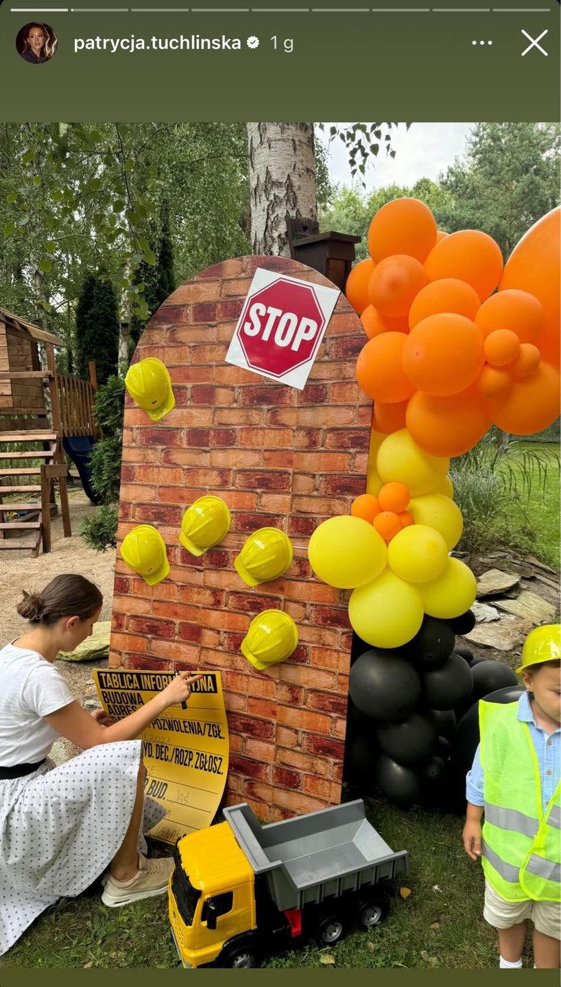 Bajeczne urodziny 3-letniego syna Tuchlińskiej i Wojciechowskiego