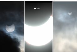 "Odgryzione Słońce". To naprawdę było widoczne w Polsce. Są nagrania