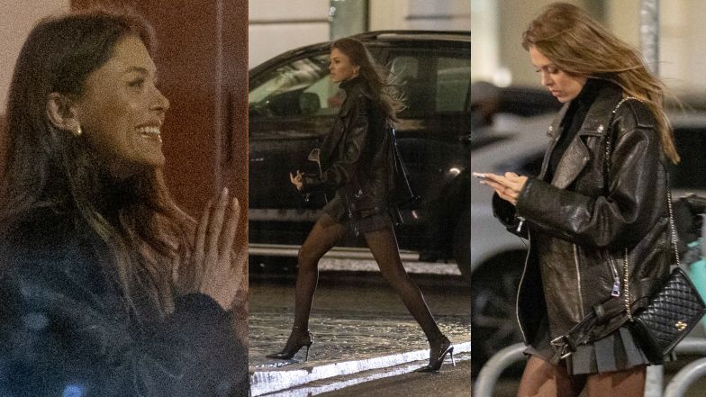 Joanna Opozda "przyłapana" na kolacji w najdroższym hotelu w Warszawie