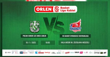 Sportowe emocje w Hali MOSiR! Polski Cukier AZS UMCS Lublin vs. KS Basket Bydgoszcz. Wygraj bilety na mecz