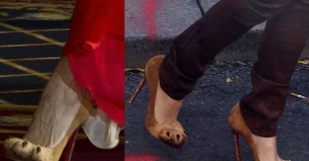 Buty Louboutina z LWIMI ŁAPAMI! (ZDJĘCIA)