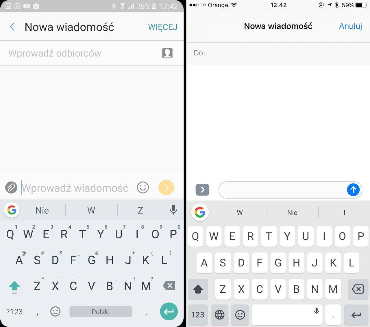 Gboard na Androida i iOS