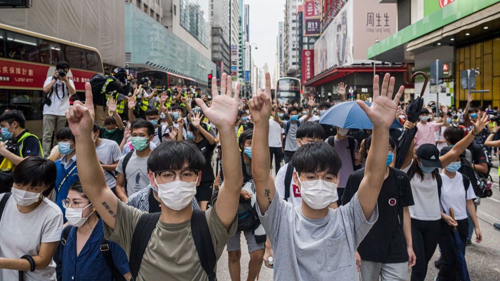 Protesty w Hongkongu