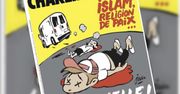"Islam religią pokoju... wiecznego". Szokująca okładka "Charlie Hebdo"