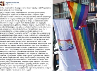 Kobieta zaatakowana po Paradzie Równości: "POJE*ANA JESTEŚ?! Zaczynają mnie szarpać, depczą, kopią, plują"...