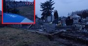 Wjechał na cmentarz i uszkodził kilka nagrobków. Nie powiadomił policji