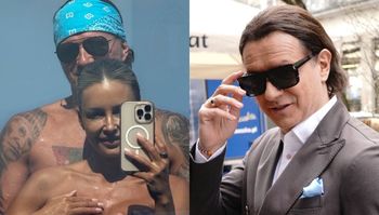 Radek Majdan dzielnie podtrzymuje NAGI BIUST Małgosi Rozenek. Taki to pożyje? (FOTO)