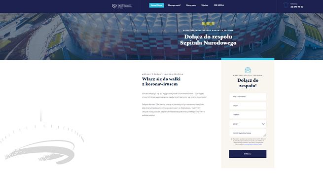 Szpital Narodowy zachęca medyków do rekrutacji hasłem #GramyOzdrowie. "Komercjalizowanie problemu"